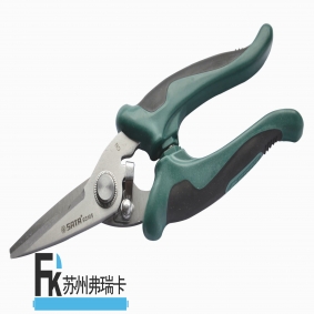 雙色柄強力電工多用剪7